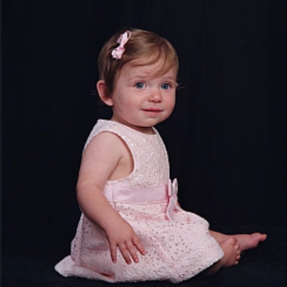 Pink Eyelet Dress Gymboree. Size 6-12 months - Picture 2 of 8